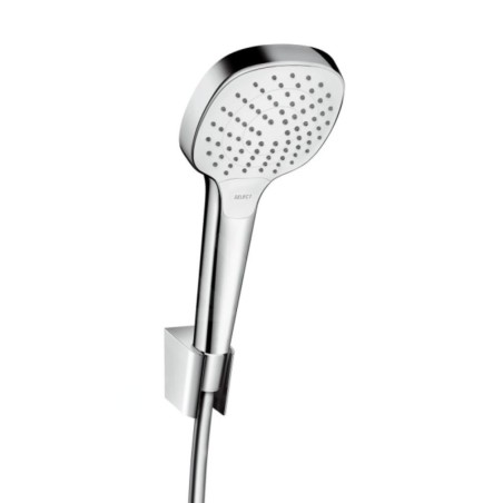 Hansgrohe Croma Select E - Douchette Vario Porter, kit, 1,60 m, blanc/chrome 26413400