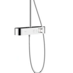 Hansgrohe Pulsify S - Set de douche 260 avec thermostat ShowerTablet Select 400, EcoSmart, 1 jet, chrome 24221000