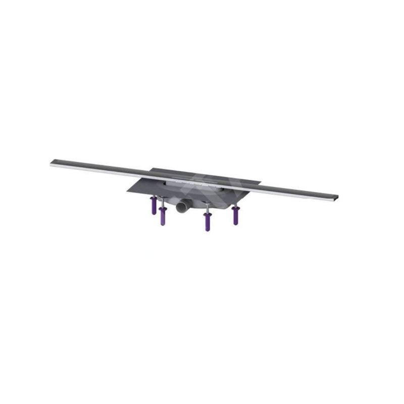 Kessel Linearis Infinity - Caniveau de douche 100 cm, avec grille, acier inoxydable brossé 45300.10