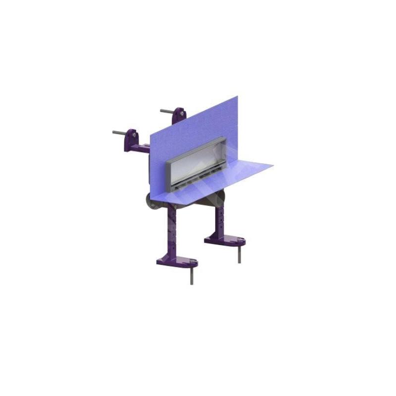 Kessel Scada - Caniveau de douche 36 cm, avec grille pour l'insertion de carreaux 48000.01M