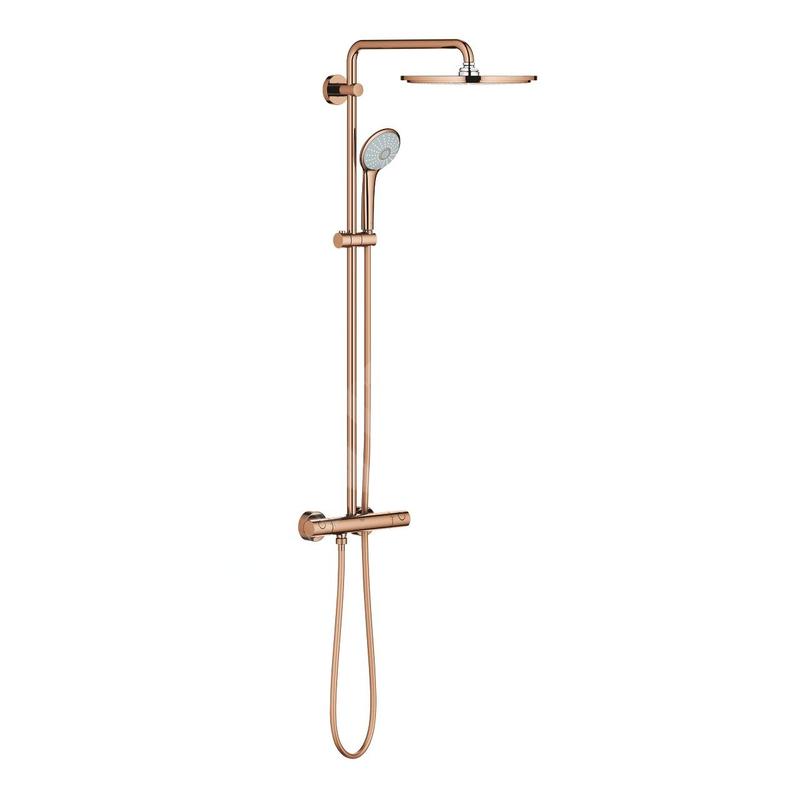 Grohe Euphoria - Set de douche 310 avec robinet thermostatique, 3 jets, Warm Sunset 26075DA0 Grohe Euphoria - Set de douche 310 avec robinet thermostatique, 3 jets, Warm Sunset 26075DA0