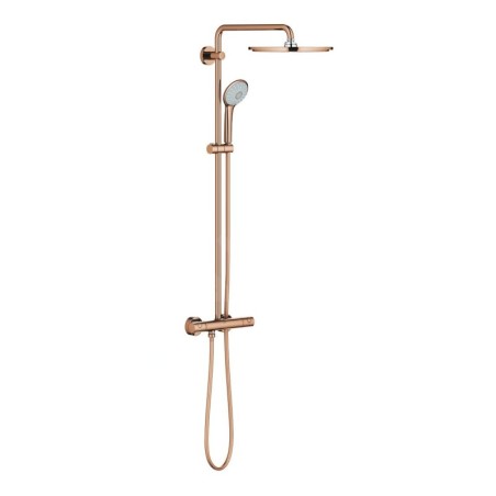 Grohe Euphoria - Set de douche 310 avec robinet thermostatique, 3 jets, Warm Sunset 26075DA0