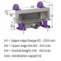 Kessel Scada - Caniveau de douche 36 cm, avec grille, acier inoxydable brossé 48000.03M