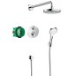 Hansgrohe Croma Select S - Set de douche 180 avec thermostat Ecostat S, 2 jets, chrome 27295000 Hansgrohe Croma Select S - Set de douche 180 avec thermostat Ecostat S, 2 jets, chrome 27295000