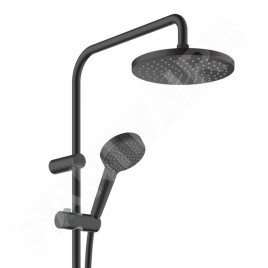 Hansgrohe Vernis Blend - Set de douche Showerpipe 200 Reno, noir mat 26272670