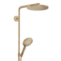 Hansgrohe Raindance Select S - Colonne de douche thermostatique Showerpipe, 3 jets, bronze brossé 27633140