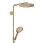 Hansgrohe Raindance Select S - Colonne de douche thermostatique Showerpipe, 3 jets, bronze brossé 27633140 Hansgrohe Raindance Select S - Colonne de douche thermostatique Showerpipe, 3 jets, bronze brossé 27633140