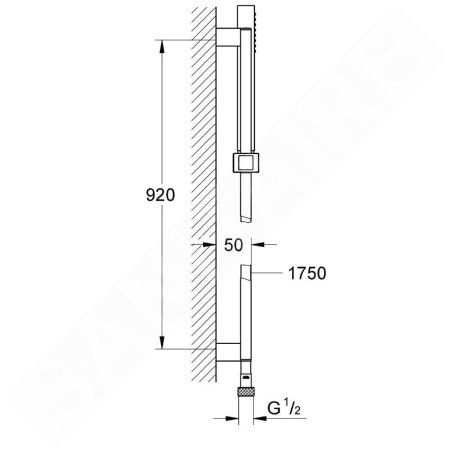 Grohe Euphoria Cube - Colonne de douche, chrome 27700000