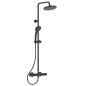 Ideal Standard CeraTherm - Set de douche T25 avec thermostat, diamètre 200 mm, 1 jet, noir A7545XG Ideal Standard CeraTherm - Set de douche T25 avec thermostat, diamètre 200 mm, 1 jet, noir A7545XG