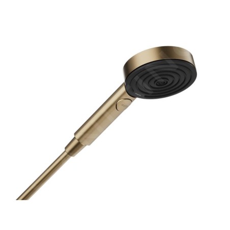 Hansgrohe Pulsify Select - Pommeau de douche Relaxation 105, 3 jets, bronze brossé 24110140
