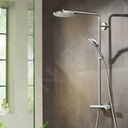 Hansgrohe Raindance Select S - Colonne de douche Showerpipe avec thermostat, 3 jets, chrome 27633000
