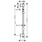 Hansgrohe Unica’ Varia - Barre de douche 1050 mm, chrome 27356000