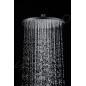 kielle Oudee - Set de douche avec thermostat, 228 mm, 3 jets, noir mat 20602024