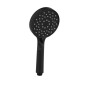 kielle Oudee - Set de douche avec thermostat, 228 mm, 3 jets, noir mat 20602024