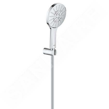 Grohe Rainshower SmartActive - Set de douche de tête 130 9,5 l/min, 3 jets, support et flexible, chrome 26581000