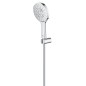 Grohe Rainshower SmartActive - Set de douche de tête 130 9,5 l/min, 3 jets, support et flexible, chrome 26581000