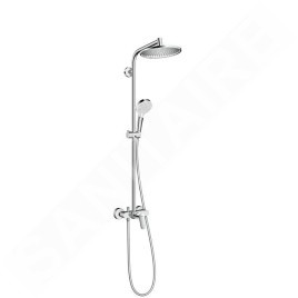 Hansgrohe Crometta - Set de douche Showerpipe S 240 avec mitigeur, chrome 27269000