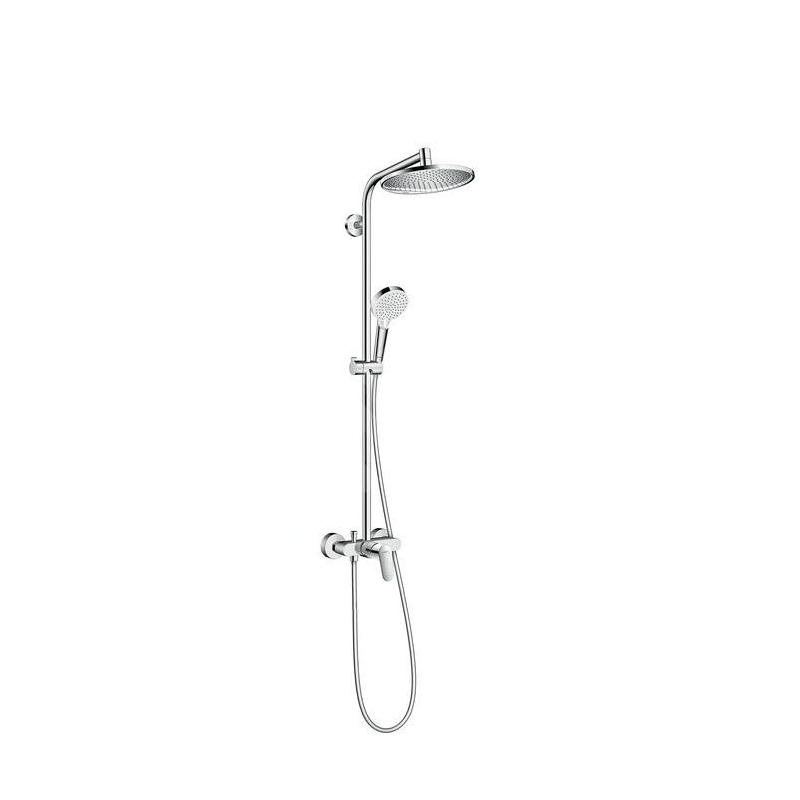 Hansgrohe Crometta - Set de douche Showerpipe S 240 avec mitigeur, chrome 27269000