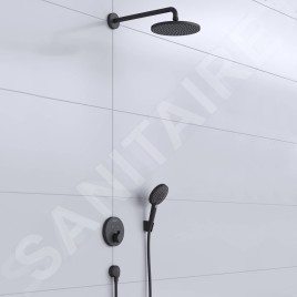 Hansgrohe Raindance S - Set de douche 240, avec thermostat ShowerSelect S encastré, noir mat 27959670