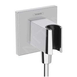 Hansgrohe - Set de douche avec mitigeur encastré, avec corps d’encastrement, 26x26 cm, chrome SANI21HHH001
