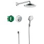 Hansgrohe Raindance Select S - Set de douche 240 avec thermostat ShowerSelect S, 2 jets, chrome 27297000