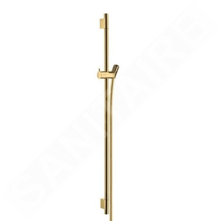 Hansgrohe Unica'S - Barre de douche 900 mm avec flexible, aspect doré poli 28631990
