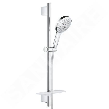 Grohe Rainshower SmartActive - Set de douche de tête 130, 3 jets, barre 600 mm et flexible, chrome 26546000