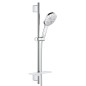 Grohe Rainshower SmartActive - Set de douche de tête 130, 3 jets, barre 600 mm et flexible, chrome 26546000