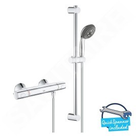 Grohe Precision Trend - Set de douche avec thermostat, 3 jets, chrome 34237002