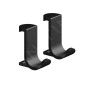 Hansgrohe WallStoris - Set de pommeau de douche 105, 3 jets et accessoires de salle de bain, noir mat 24291670 Hansgrohe WallStoris - Set de pommeau de douche 105, 3 jets et accessoires de salle de bain, noir mat 24291670