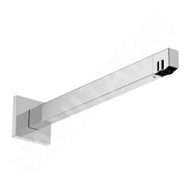 Hansgrohe - Set de douche avec thermostat encastré, corps d’encastrement, 26x26 cm, chrome SANI21HHH003