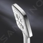 Grohe Rainshower SmartActive Cube - Set de douche de tête 130 9,5 l/min, 3 jets, support et flexible, chrome 26589000