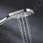 Grohe Rainshower SmartActive Cube - Set de douche de tête 130 9,5 l/min, 3 jets, support et flexible, chrome 26589000