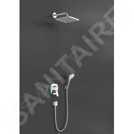 Hansgrohe Crometta - Set de douche E 240, avec mitigeur Logis encastré, chrome 27957000