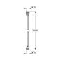 Grohe Flexibles - Flexible de douche VItalioFlex Metal 2 m, chrome 22107000