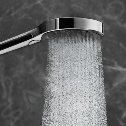 Hansgrohe Rainfinity - Pommeau de douche 130, 3 jets, EcoSmart, chrome 26865000