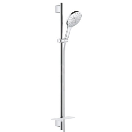 Grohe Rainshower SmartActive - Set de douche de tête 150 9,5 l/min, 3 jets, barre 900 mm et flexible, chrome 26594000
