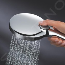 Grohe Rainshower SmartActive - Set de douche de tête 150 9,5 l/min, 3 jets, barre 900 mm et flexible, chrome 26594000