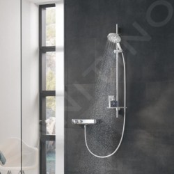 Grohe Rainshower SmartActive - Set de douche de tête 150 9,5 l/min, 3 jets, barre 900 mm et flexible, chrome 26594000