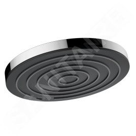 Hansgrohe - Set de douche avec thermostat encastré, corps d’encastrement, diamètre 26 cm, 3 jets, chrome SANI21HHH002