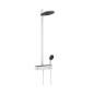Hansgrohe Pulsify S - Set de douche 260 avec thermostat ShowerTablet Select 400, 2 jets, EcoSmart, blanc mat 24241700 Hansgrohe Pulsify S - Set de douche 260 avec thermostat ShowerTablet Select 400, 2 jets, EcoSmart, blanc mat 24241700