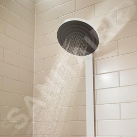 Hansgrohe Pulsify S - Set de douche 260 avec thermostat ShowerTablet Select 400, 2 jets, EcoSmart, blanc mat 24241700