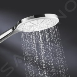 Grohe Rainshower SmartActive - Douche de tête 150 9,5 l/min, 3 jets, blanc lunaire 26554LS0