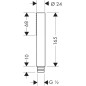 Axor Programme de douche - Douchette Axor Starck, chrome 10531000
