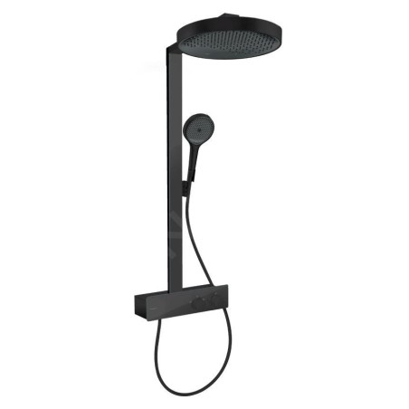 Hansgrohe Rainfinity - Set de douche avec thermostat, diamètre 36 mm, 3 jet, noir mat 26853670