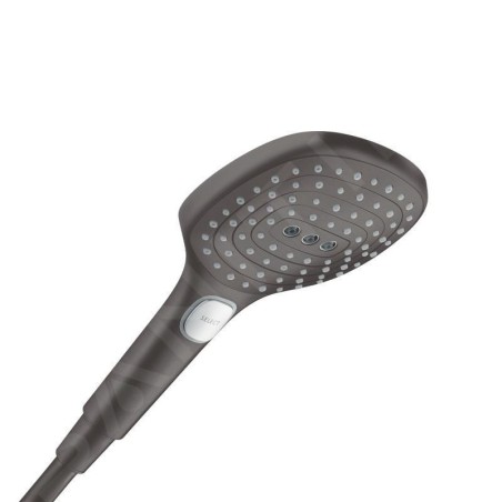 Hansgrohe Raindance Select E - Douchette 120, 3jet, noir chromé brossé 26520340