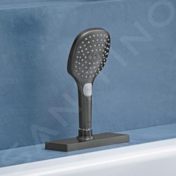 Hansgrohe Raindance Select E - Douchette 120, 3jet, noir chromé brossé 26520340