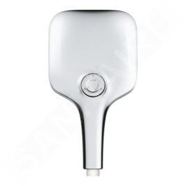 Grohe Rainshower SmartActive Cube - Set de douche de tête 130 9,5 l/min, 3 jets, barre 600 mm et flexible, chrome 26584000
