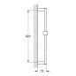 Grohe Euphoria Cube - Barre de douche, 600 mm, chrome 27892000