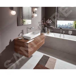 Hansgrohe Pulsify Select - Pommeau de douche Activation 105, 3 jets, EcoSmart, chrome 24101000